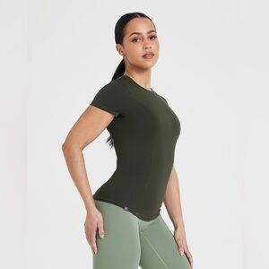 Oner Active Mellow Soft Short Sleeve T-Shirt | Khaki - M